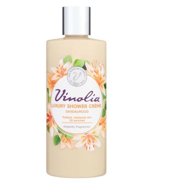 Vinolia Sandalwood Shower Crème 490ml - Image 2