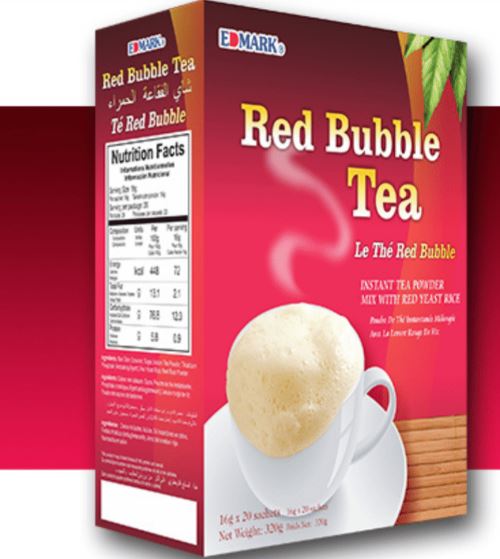 EDMARK RED BUBBLE TEA