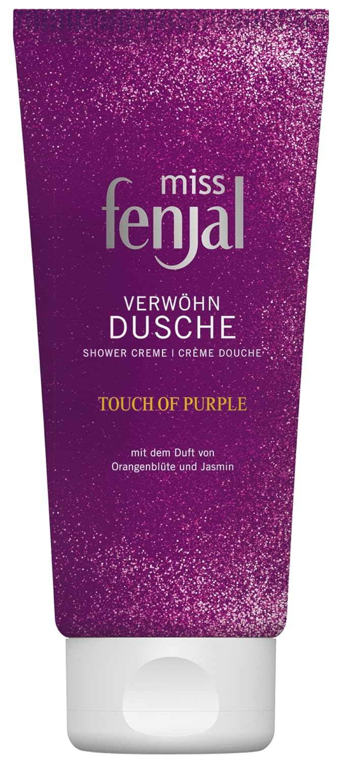 miss fenjal Shower - 200 ml Shower Gel with the scent of orange blossom and jasmine, for normal skin - Touch of Purple - Image 4